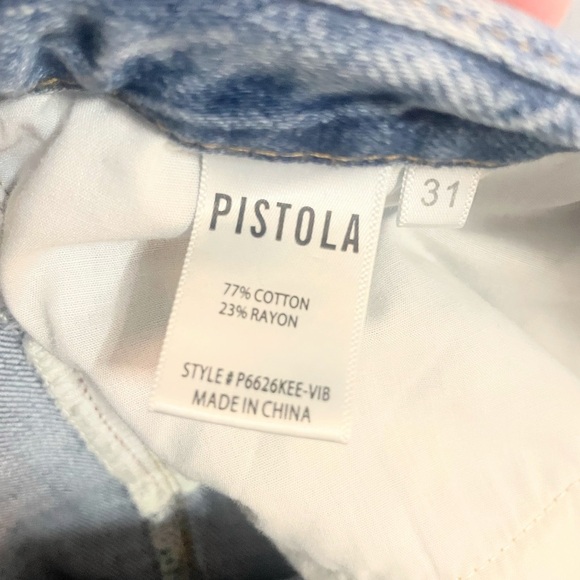 Pistola Size 31 Presley High Rise 90s Jeans Cool Girl Vintage - Picture 9 of 9